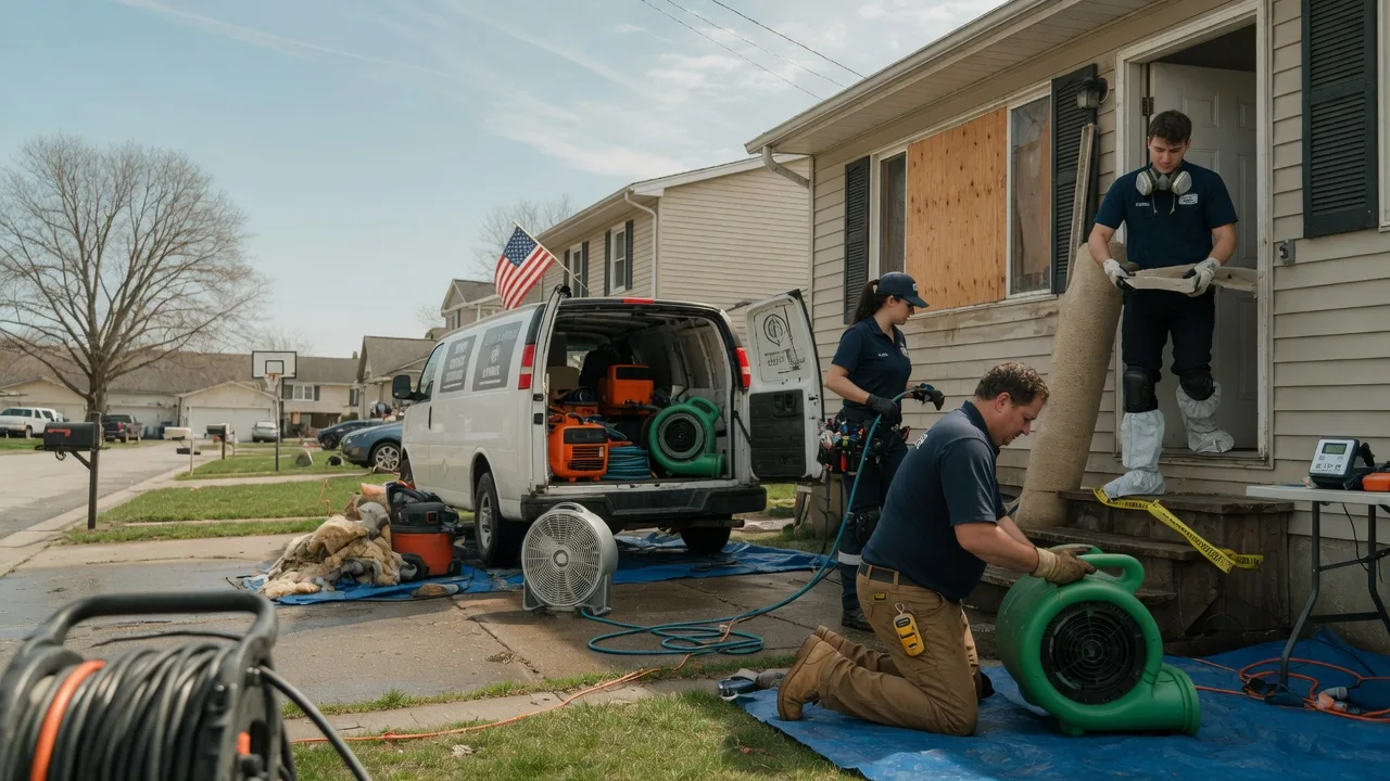 Water Damage Restoration in Wampum, PA near me